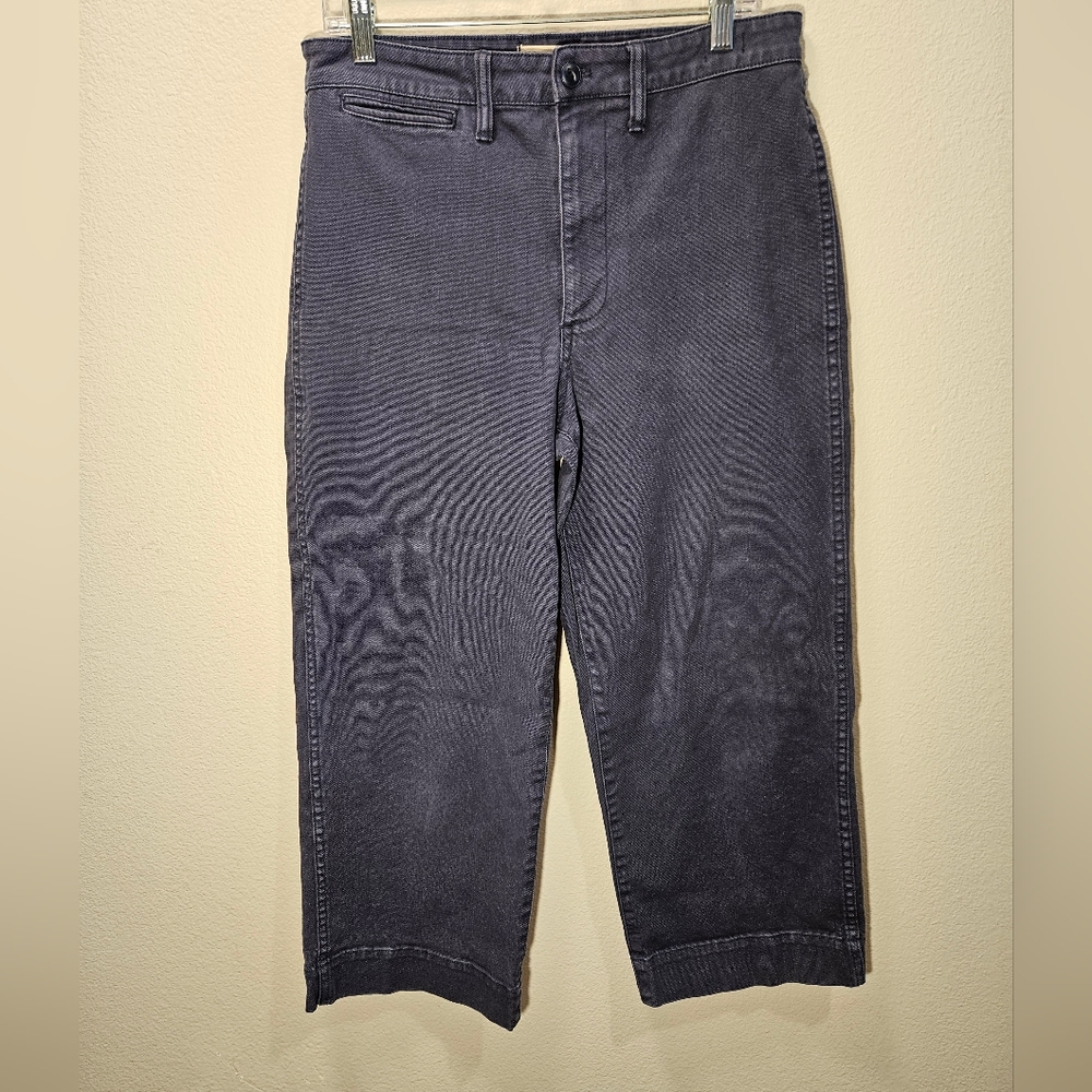 Madewell Slim Emmet Wide Leg Crop Jeans Pants Women Size 29